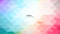 Warm color background triangle polygonal pink modern cute