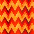 Warm color zigzag seamless pattern