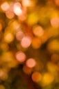 Warm colors bokeh