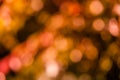 Warm colors bokeh