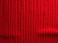 Warm and Cozy Red Knitted Wool Texture Background A Design Resource for Inspiration and Creative Applications Royalty Free Stock Photo