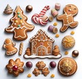 Warm and delicious homemade Christmas gingerbread, a festive treat for Christmas.