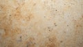 Warm earthy tone background shows rough speckled texture. Beige tan brown surface irregular granular pattern. Aged weathered Royalty Free Stock Photo