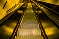 Of warm escalator image Royalty Free Stock Photo