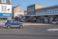 Warm February Weather and Blue Sky in Aitken Street Largs on the West Coast of Scotland Royalty Free Stock Photo