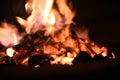 A warm fire Royalty Free Stock Photo