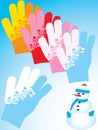 Warm gloves Royalty Free Stock Photo