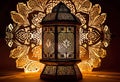 the warm glow of a traditional Ramadan lantern, the cultural significance of Muslim lanterns.