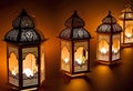 the warm glow of a traditional Ramadan lantern, the cultural significance of Muslim lanterns.