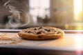 Warm and Gooey Chocolate Chip Cookie