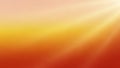 Warm Orange and Yellow Gradient with Diagonal Sunbeam Light Rays abstract background Royalty Free Stock Photo