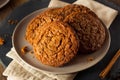 Warm Homemade Gingersnap Cookies Royalty Free Stock Photo