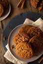 Warm Homemade Gingersnap Cookies Royalty Free Stock Photo