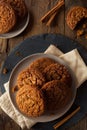 Warm Homemade Gingersnap Cookies Royalty Free Stock Photo