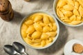 Warm Homemade Macaroni and Cheese Pasta Shells Royalty Free Stock Photo