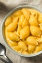 Warm Homemade Macaroni and Cheese Pasta Shells Royalty Free Stock Photo