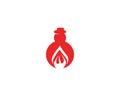 Warm house people icon vector illustration