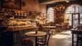 The warm and inviting ambiance of a family-owned bakery