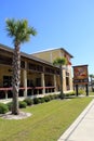 Welcoming sign outside a popular restaurant, The Ruby Slipper Cafe, Orange Beach, Alabama, 2018