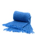 Warm knitted scarf