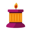 warm light candle Royalty Free Stock Photo