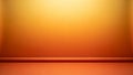 Warm Orange and Yellow Gradient Background with Floor Royalty Free Stock Photo