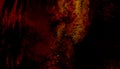 Warm red black paranormal background, grunge liquid mist flow shape design. Horror dark grunge texture