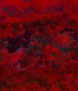 Warm red black paranormal background, grunge mosaic pixel shapes pattern, with splash watercolor