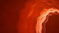 warm red - orange fervent soft lines - abstract 3D rendering