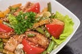 Warm salad with chicken Royalty Free Stock Photo
