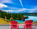 Lake with turquoise water Royalty Free Stock Photo