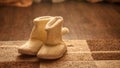 Warm slippers. Ugg boots. Royalty Free Stock Photo