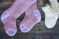 Warm and soft girl socks, winter fashion, made of wool