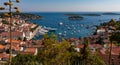 A Warm Summer Day on Hvar Town in the Croatian Islands