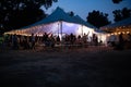 Tent revival at Praise Chapel in Yuba City Royalty Free Stock Photo