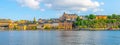 Sunlit Sodermalm Waterfront in Stockholm Royalty Free Stock Photo