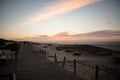 Warm sunset in westcoast, Portugal