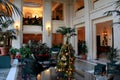 Warm and welcoming image of room decorated for Christmas, George Eastman House Museum, Rochester, New York, 2017