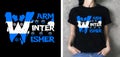 Warm Winter Wisher Creative Typography T Shirt Design