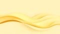 Warm Yellow Gradient Abstract Waves for Web Backgrounds Royalty Free Stock Photo