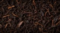 Warming Black Tea Hot Drink Horizontal Background. Royalty Free Stock Photo