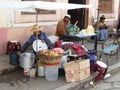 Street vendors in Puno, Peru