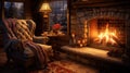 warmth cozy by fire