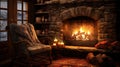 warmth cozy winter fire