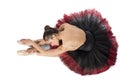 Warmup classical dancer Royalty Free Stock Photo