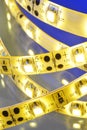 Warmwhite LED-stripe Royalty Free Stock Photo