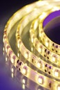 Warmwhite LED-stripe Royalty Free Stock Photo