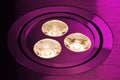 Warmwhite triple-LED Royalty Free Stock Photo