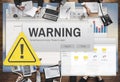 Warning Accident Caution Dangerous Help Concept Royalty Free Stock Photo