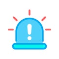 Warning Alert Icon Royalty Free Stock Photo